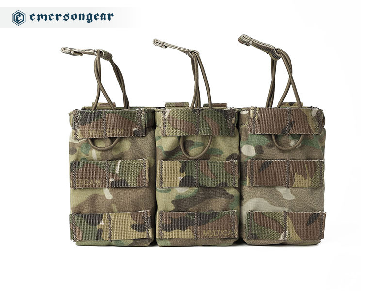 Emersongear 7.62 Military Tactical Triple Open Top Magazine Pouch