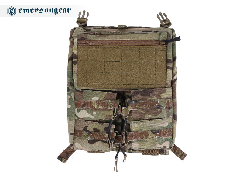 Emersongear LXB Style Bungee Pack Tactical Vest Back Panel Pouch For 420 Vest