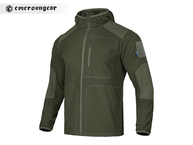 Emersongear Corn Plaid Fleece Outdoor Tactical Hoodie Jacket “Mastiff”